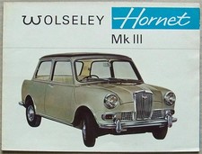 WOLSELEY Hornet Mk III Car