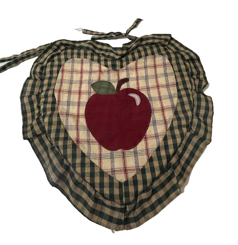 Vtg apple gingham - apple,