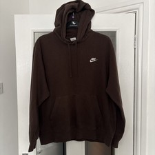 Nike Sportswear  Brown Oversized Pullover Hoodie -Size L 26” P2P 