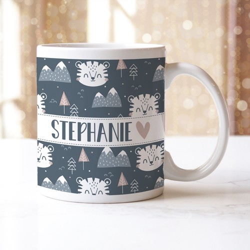 Personalised coffee tea mug - personalised,