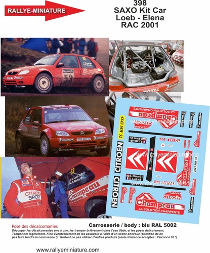 Decals ref 0398 citroen - 0398,