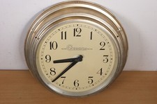 Original GENSIGN Large Wall Clock Impulse Movement Made in England Train School