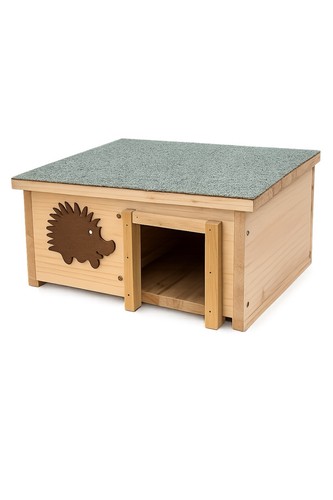 Garden mile wooden hedgehog - mile,