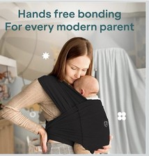 Koala Baby Sling Carrier and Wrap Cuddle Band Black Newborn