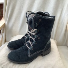 LADIES JOSEF SEIBEL SUEDE LEATHER ANKLE BOOTS SIZE 6 / 39 GORGEOUS