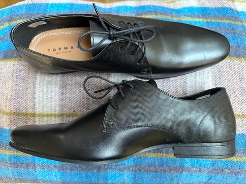 Black topman leather lace - leather,