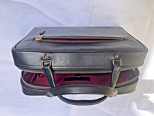 Original Tanner Krolle Black Leather Hand Bag  31 x 21 x 10cm