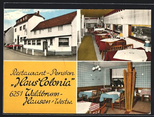 Waldbrunn hausen - ak, /