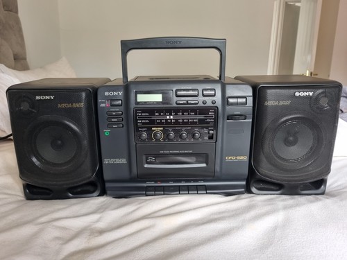Sony cfd 520 boombox radio - cfd-520,