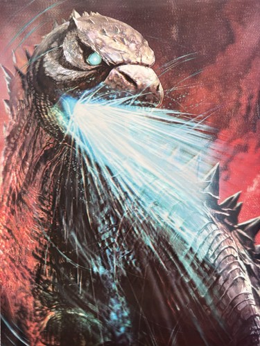 Godzilla moving poster - 3d,
