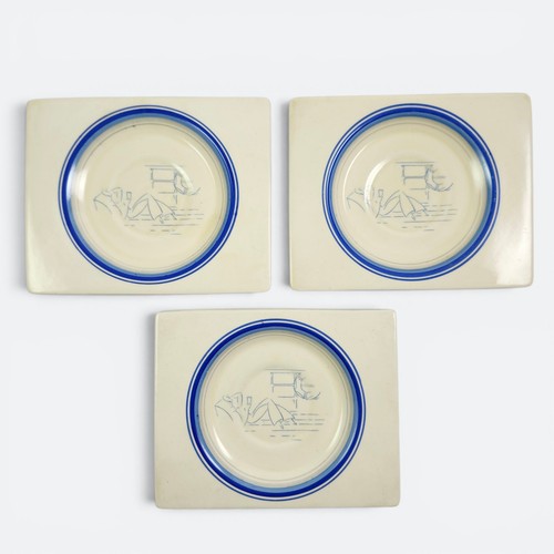 Rare saucer plates biarritz - ,