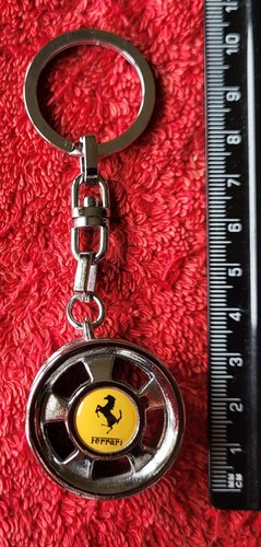 Ferrari keyring keyfob metal - ferrari,