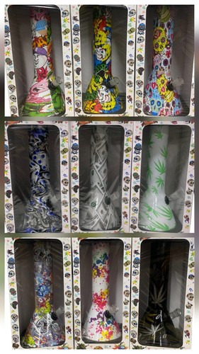 Glass bong 33cm shisha - glass,