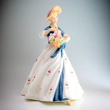 Royal Doulton Summers Day HN3557 Figurine F G Doughty 1982 Bone China Lady