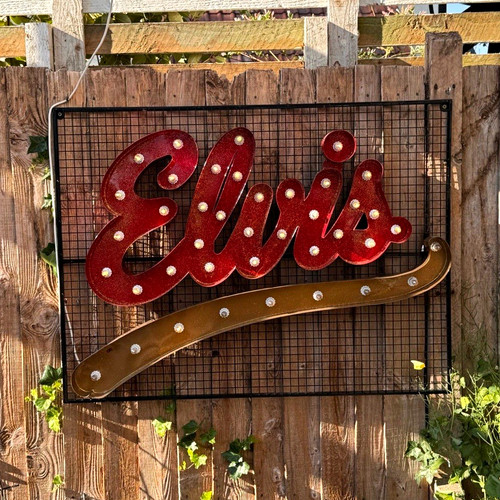 Elvis illuminated decorative - illuminated,