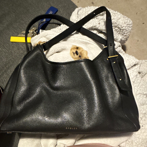Radley black pebbled leather - pebbled,