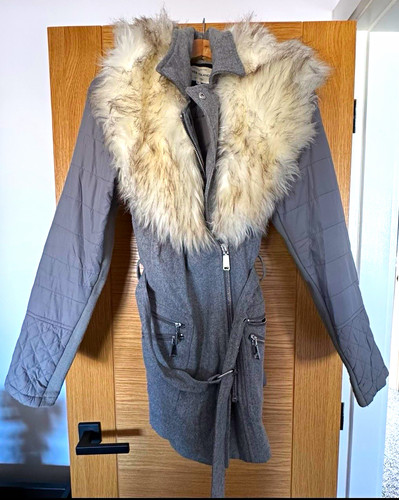 River island grey hooded - grey,