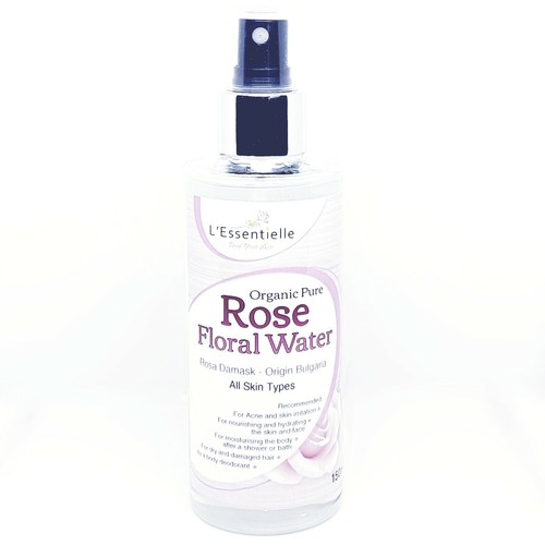Organic pure rose water 150ml - pure,