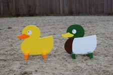 Duck show jump - duck,