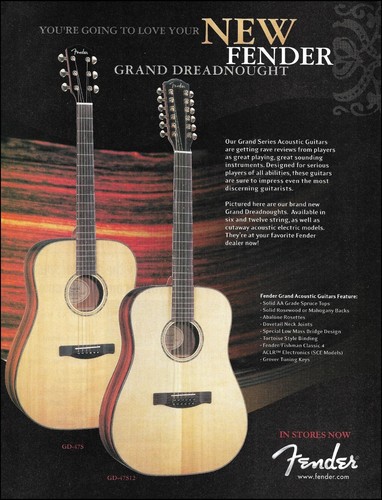 Fender grand dreadnought - fender,