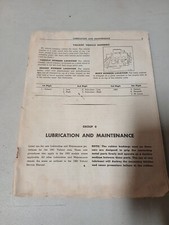 Lubrication And Maintenace For