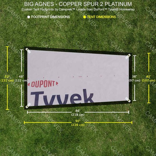 Tyvek footprint for the - for,
