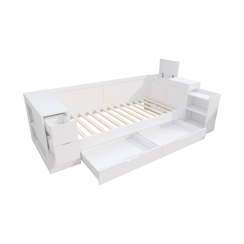 Children single bed wooden - children's,