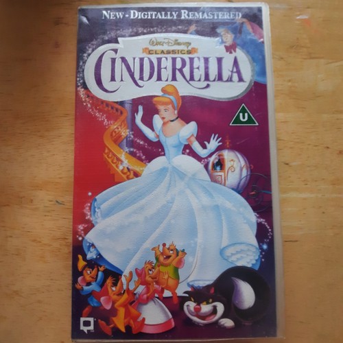 Cinderella vhs walt disney - cinderella,