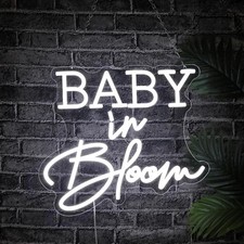 Baby in Bloom Neon Sign for