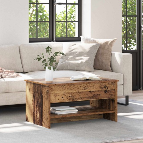 Vidaxl coffee table old wood - table,
