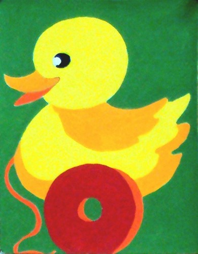 Gobelin duck printed - l,