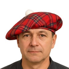 Adults Tartan Tam O'Shanter