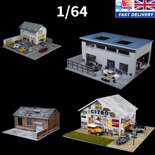 Diorama car parking lot - parking,