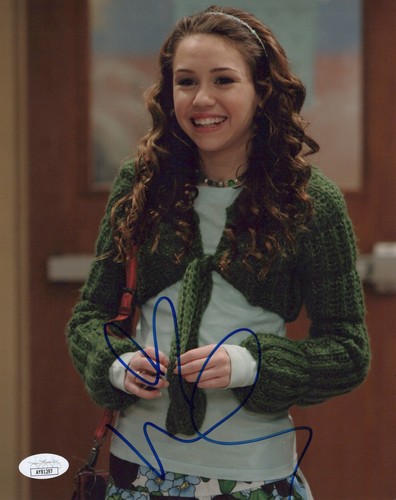 Miley cyrus signed - cyrus, photo