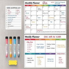 Dry Erase Magnetic Calendar