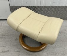 Ekornes Stressless Paloma Kitt Leather Adjustable Footstool