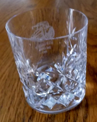 Cut crystal whisky - cut, glass