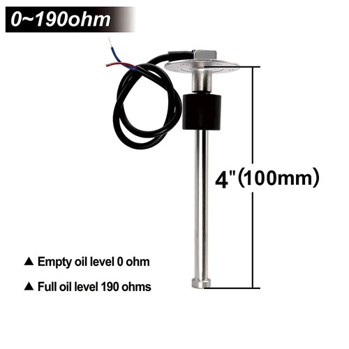 Fuel level sensor 190 ohms - fuel, 0-190
