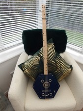 3 STRING HOMEMADE FRETTED ACOUSTIC/ELECTRIC CIGAR BOX GUITAR