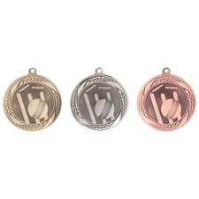 Cricket Typhoon Gold Silver Bronze 55mm Medals & Ribbons + Optional Engraving