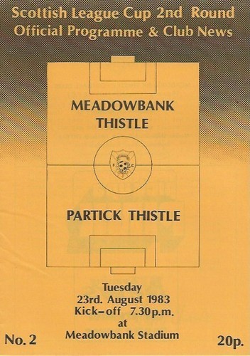 Meadowbank thistle v - meadowbank, (defunct)