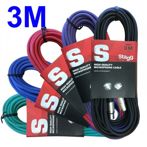 Stagg xlr coloured - xlr,