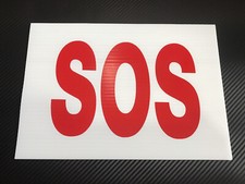 OK / SOS Board for Rally | Road Stage Motorsport UK MSA FIA Off Road