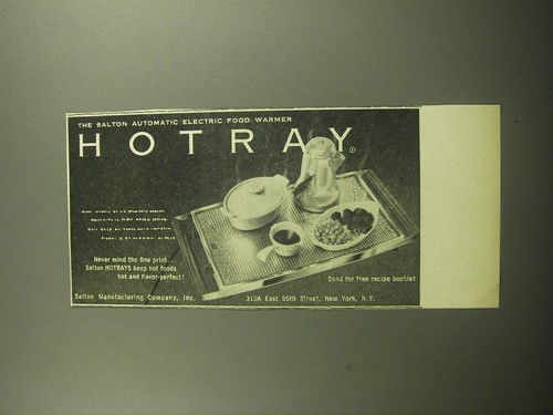 1958 salton hotray the - salton,