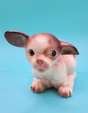 Vintage Pottery Running Puppy