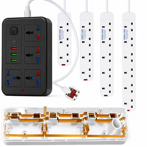 Extension lead with usb - with, 4
