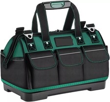 23" Tool Bag Multifunctional Tool Bag Heavy Duty Hard Base Portable Storage Case