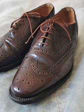 Loake Business Class Brown Lace Up Brogues UK 10.5  Leather Sole
