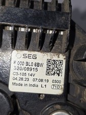 Jcb Alternator 320/08915  cab dumper Year 2023 