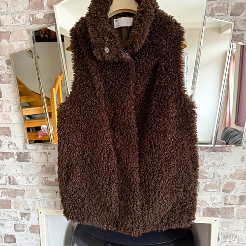 Asos design brown faux - asos, fur